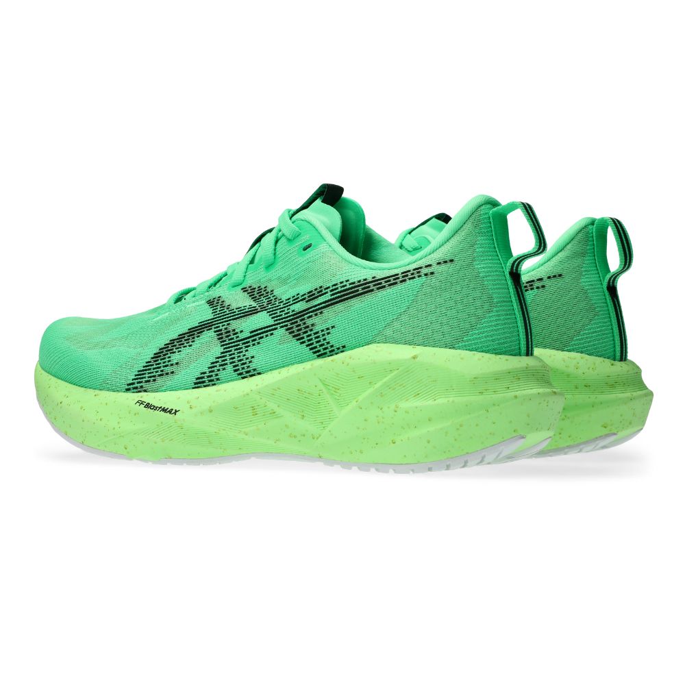 Asics Men's Novablast 5 - Ekiden - BlackToe Running#colour_vital-green-black