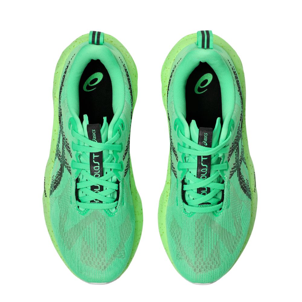 Asics Men's Novablast 5 - Ekiden - BlackToe Running#colour_vital-green-black