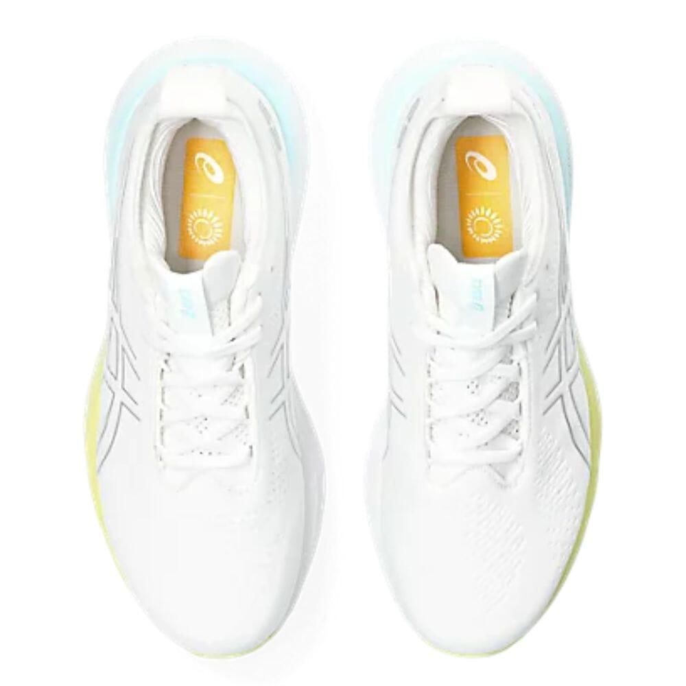 Asics Women's Gel-Nimbus 25 Women's Shoes - BlackToe Running#colour_white-pure-silver