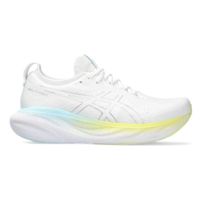 Asics Women's Gel-Nimbus 25 Women's Shoes - BlackToe Running#colour_white-pure-silver