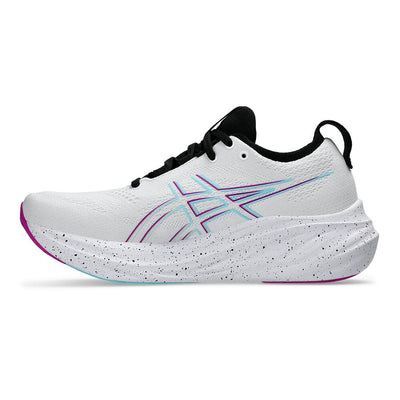 Asics Women's Gel-Nimbus 26 Women's Shoes - BlackToe Running#colour_white-soothing-sea