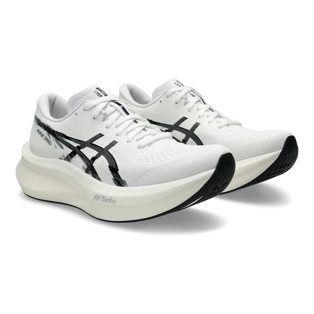 Asics Women's Magic Speed 4 - BlackToe Running#colour_white-black
