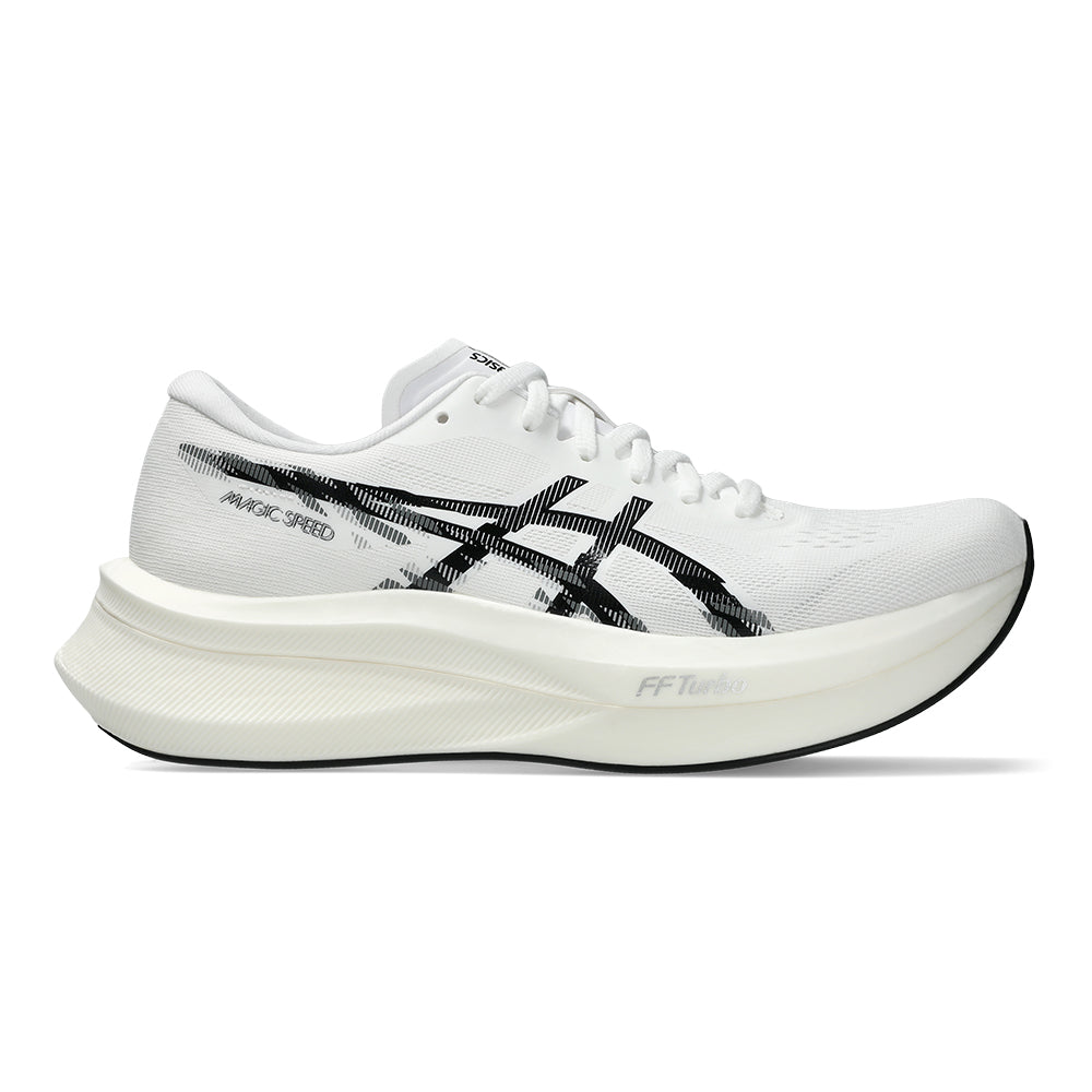 Asics Women's Magic Speed 4 - BlackToe Running#colour_white-black