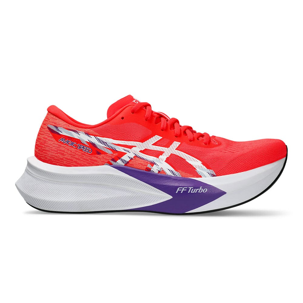 Asics Women's Magic Speed 4 - BlackToe Running#colour_flash-red-white