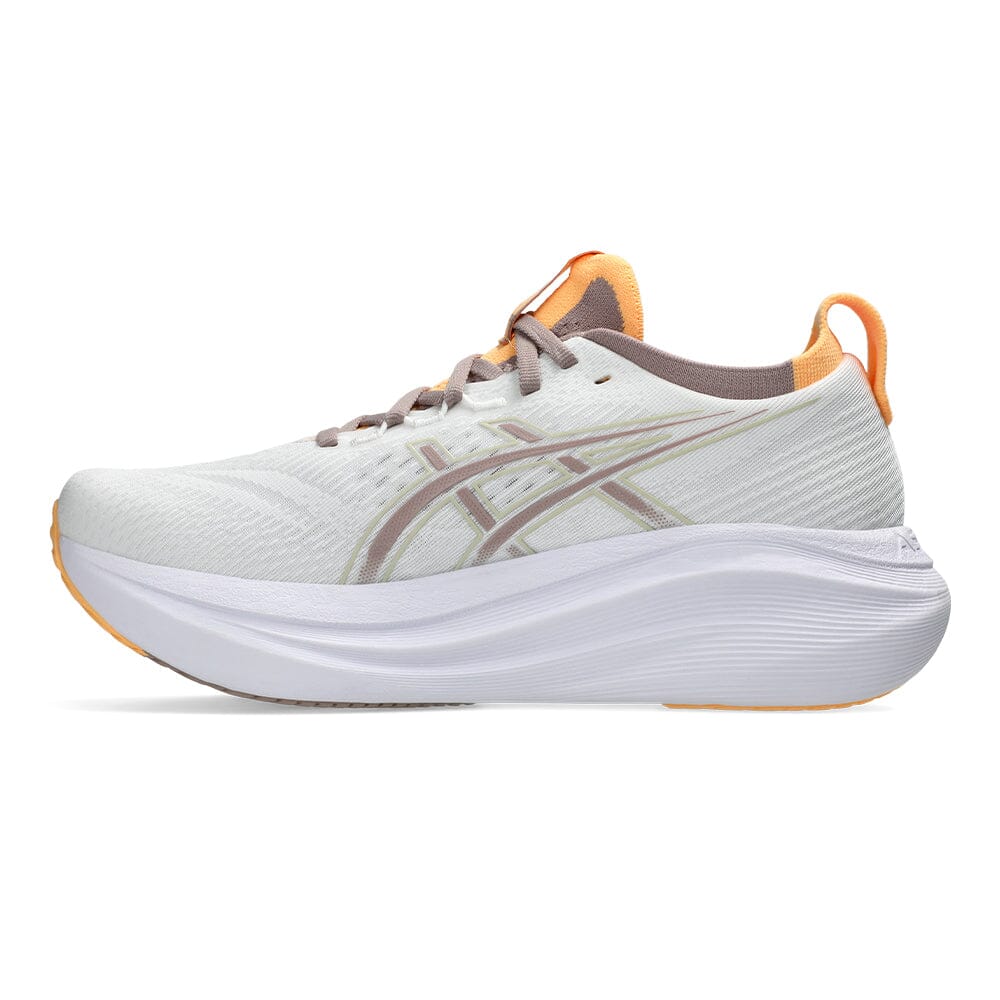 Asics Women's Gel-Nimbus 27 - BlackToe Running#colour_white-fawn