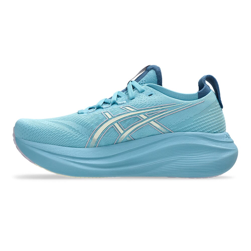 Asics Women's Gel-Nimbus 27 - BlackToe Running#colour_stillwater-cream