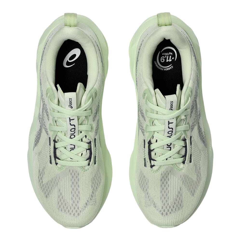 Asics Women's Novablast 5 - BlackToe Running#colour_whisper-green-monument-blue