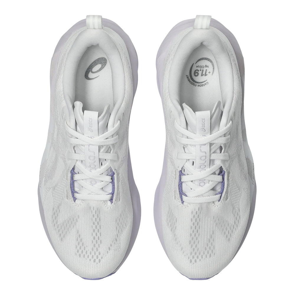 Asics Women's Novablast 5 - BlackToe Running#colour_white-lilac-hint