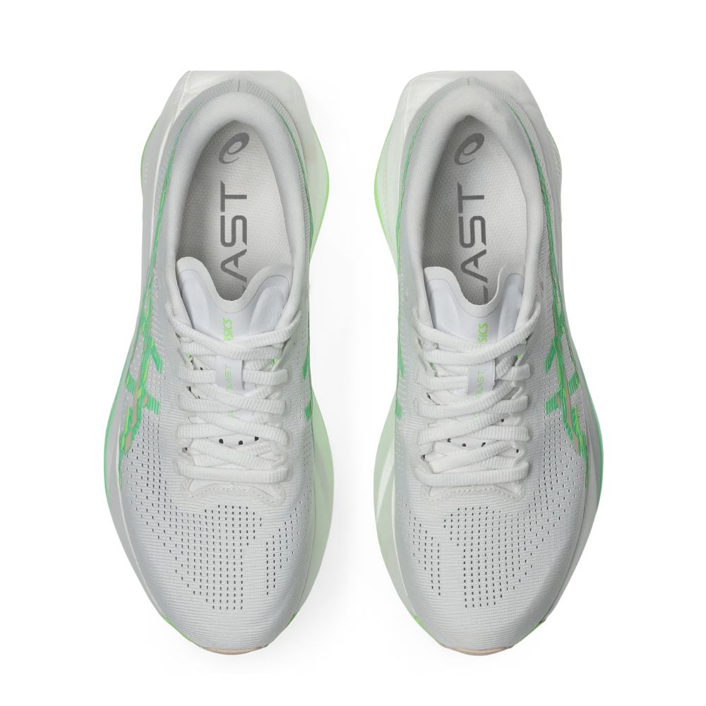 Asics Women's Sonicblast - Ekiden - BlackToe Running#colour_white-vital-green