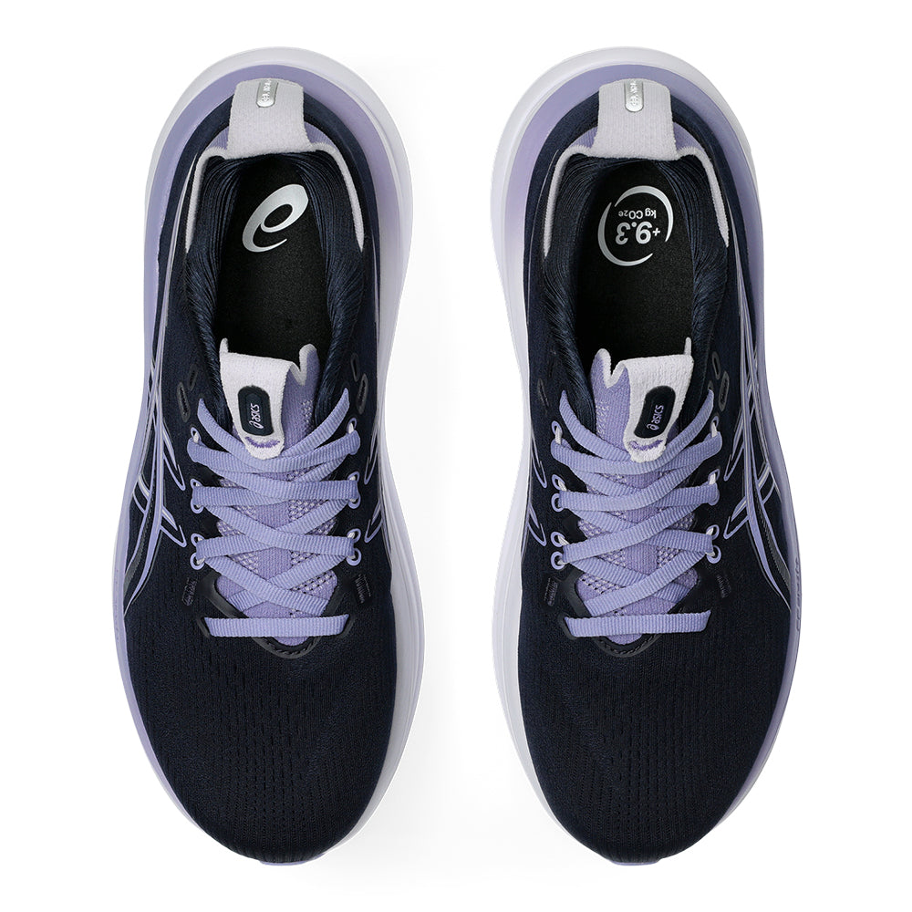 Asics Women's Gel-Nimbus 28 - BlackToe Running#colour_midnight-bluebell