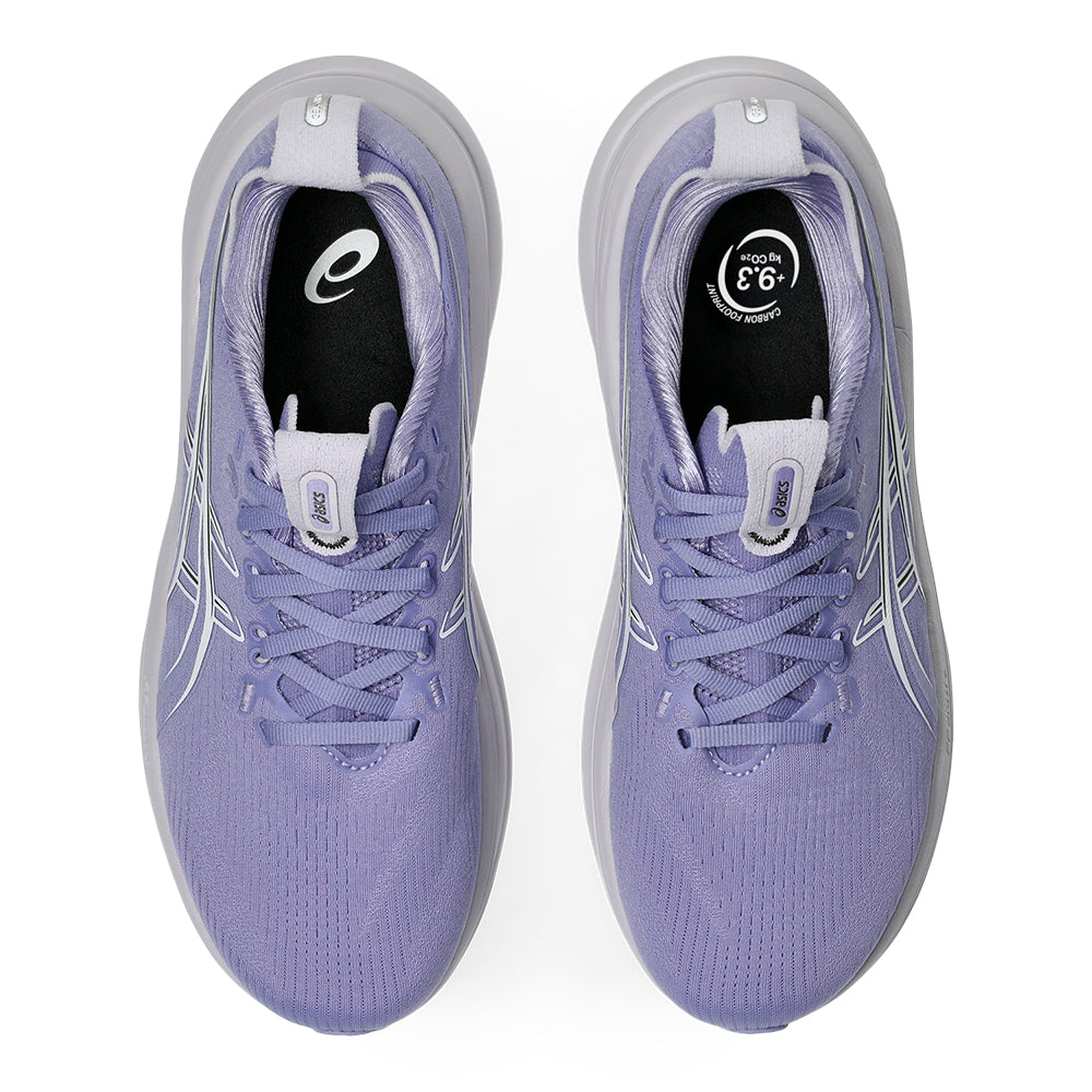 Asics Women's Gel-Nimbus 28 - BlackToe Running#colour_bluebell-white