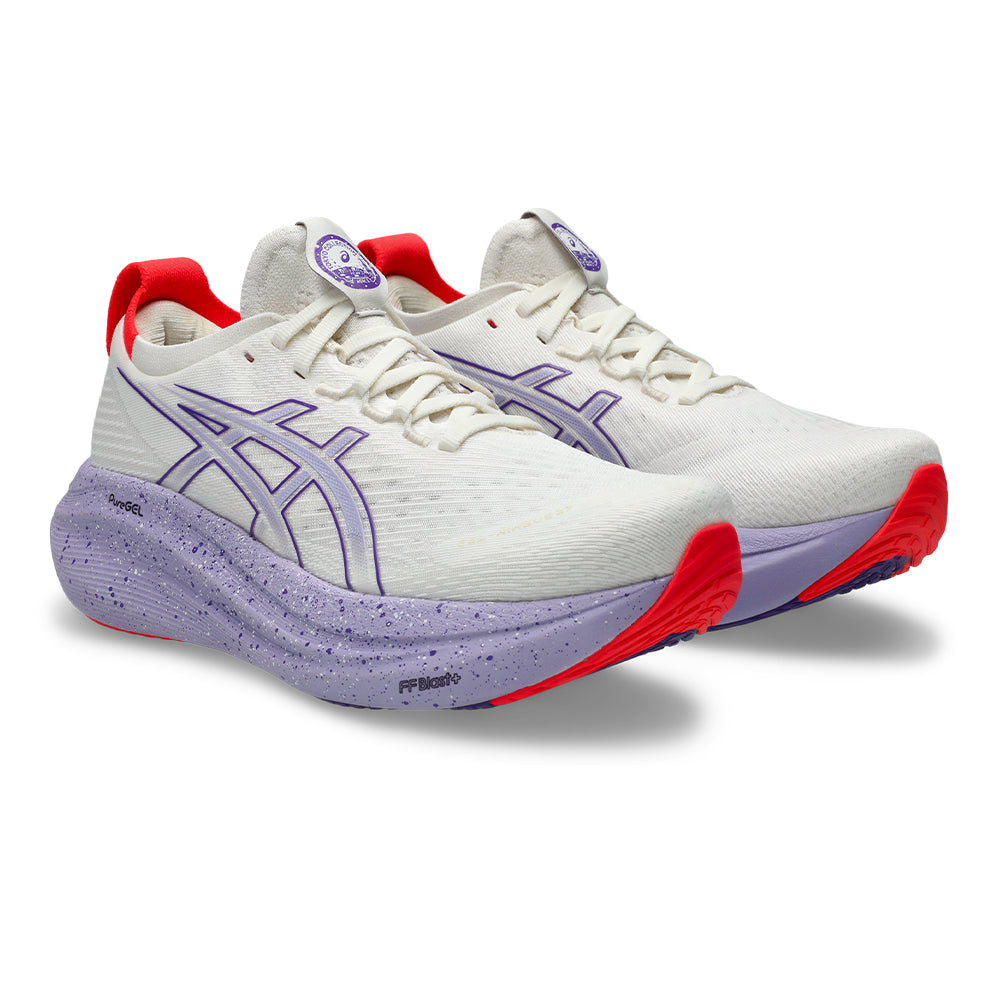 Asics Women's Gel-Nimbus 27 Tokyo - BlackToe Running#colour_cream-edo-purple