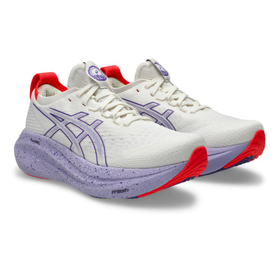 Asics Women's Gel-Nimbus 27 Tokyo - BlackToe Running#colour_cream-edo-purple