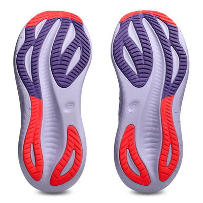 Asics Women's Gel-Nimbus 27 Tokyo - BlackToe Running#colour_cream-edo-purple