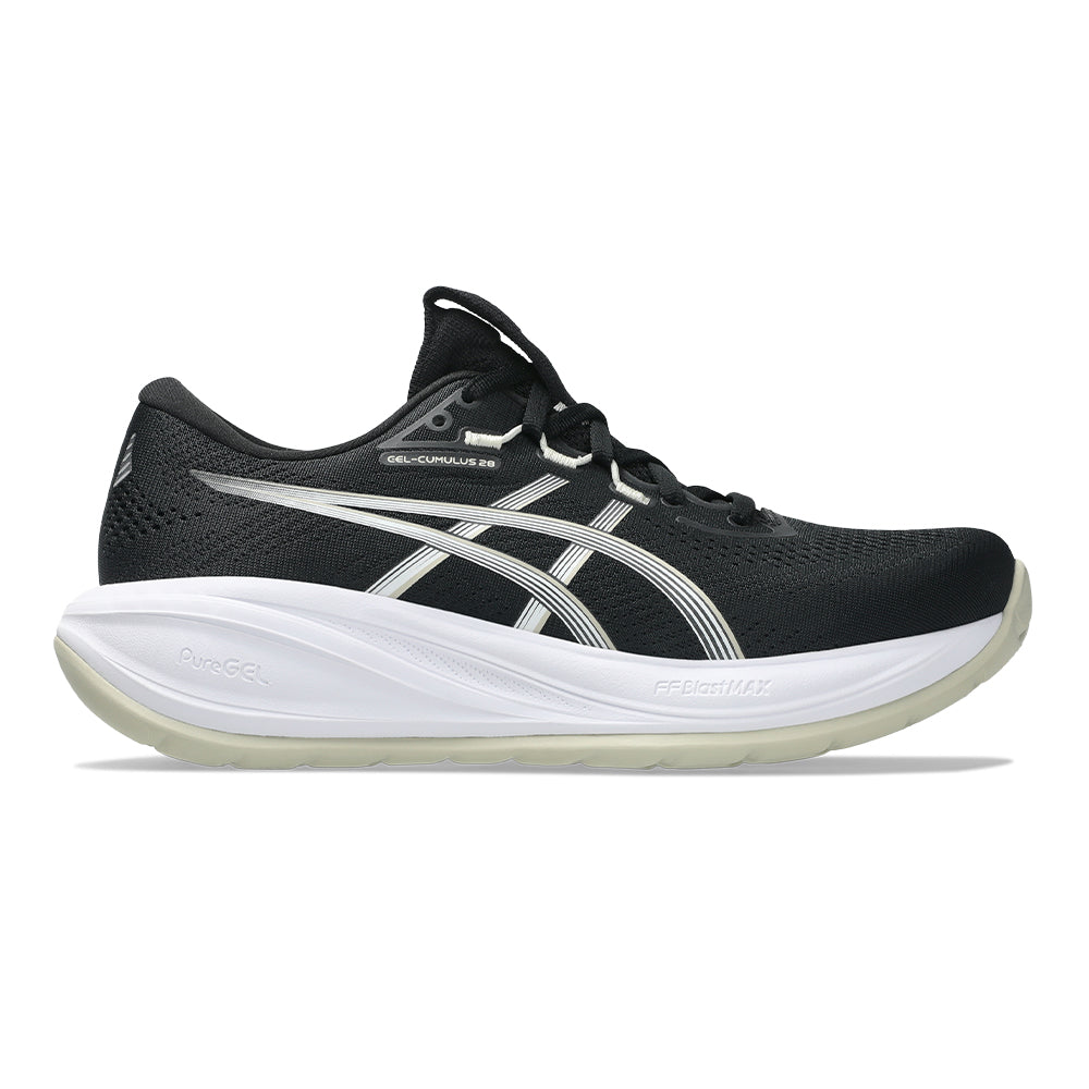 Asics Women's Gel-Cumulus 28 - BlackToe Running#colour_black-white