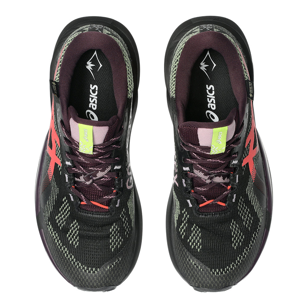 Asics Women's Gel-Trabuco 14 GTX - BlackToe Running#colour_black-dark-aubergine