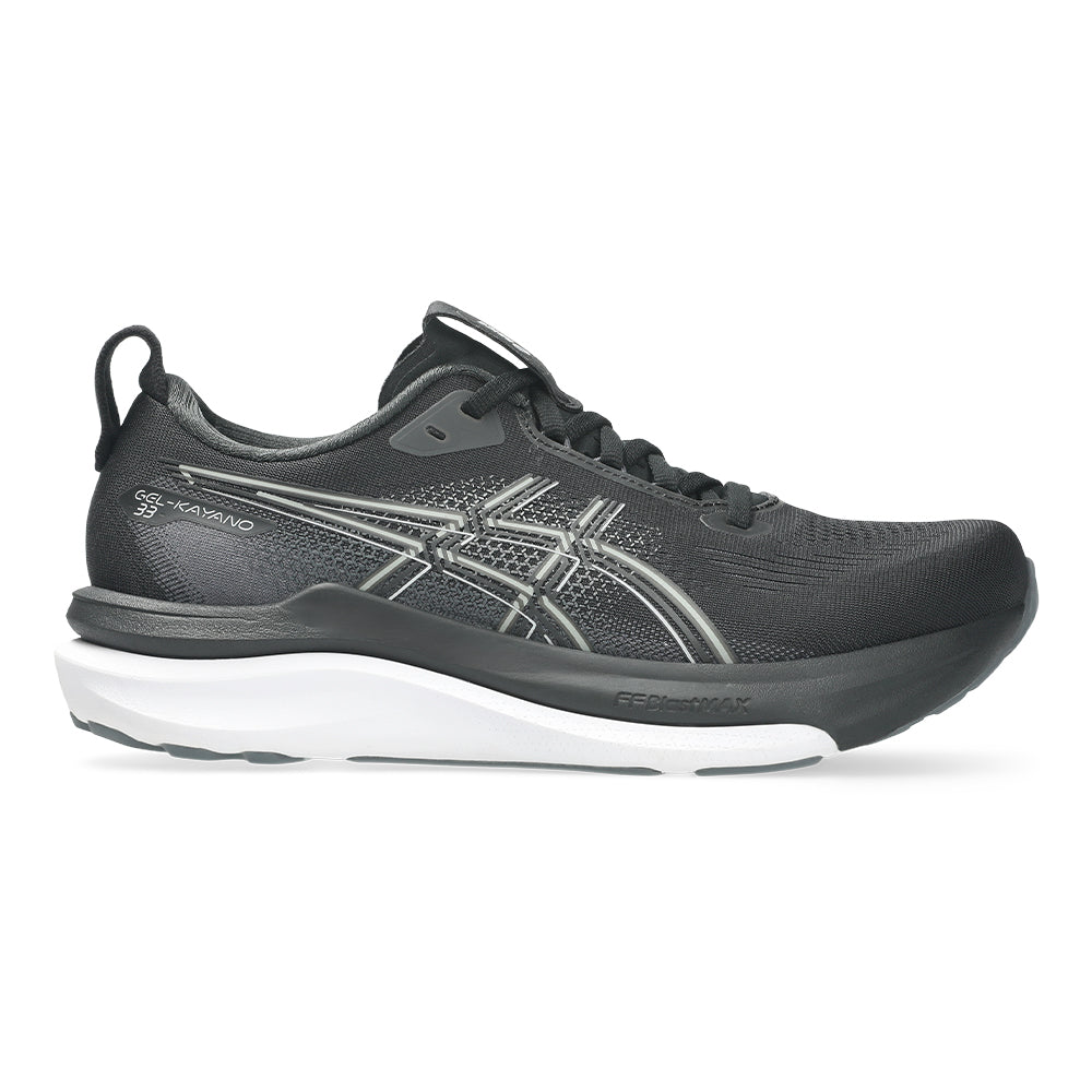 Asics Women's Gel-Kayano 33 - BlackToe Running#colour_black-white