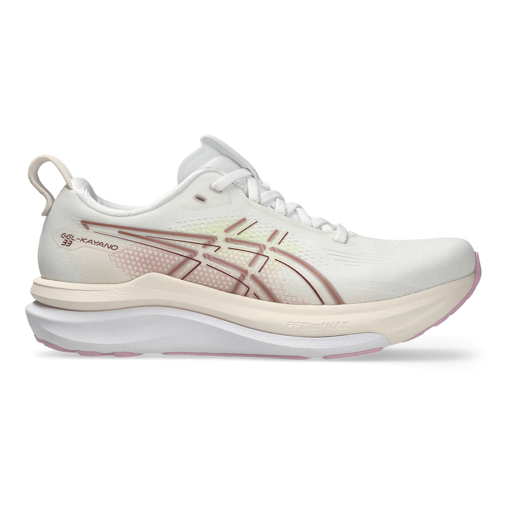 Asics Women's Gel-Kayano 33 - BlackToe Running#colour_oatmeal-cream
