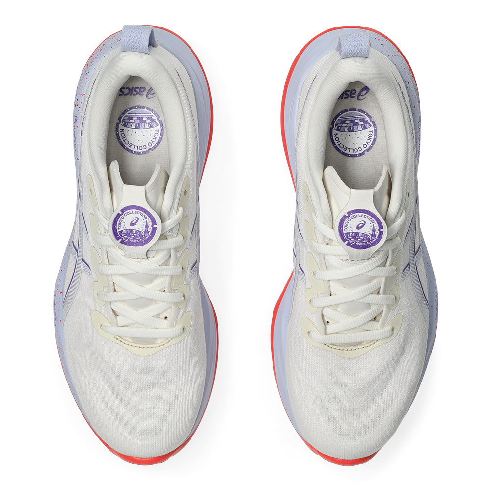 Asics Women's Gel-Cumulus 27 Tokyo - BlackToe Running#colour_cream-edo-purple
