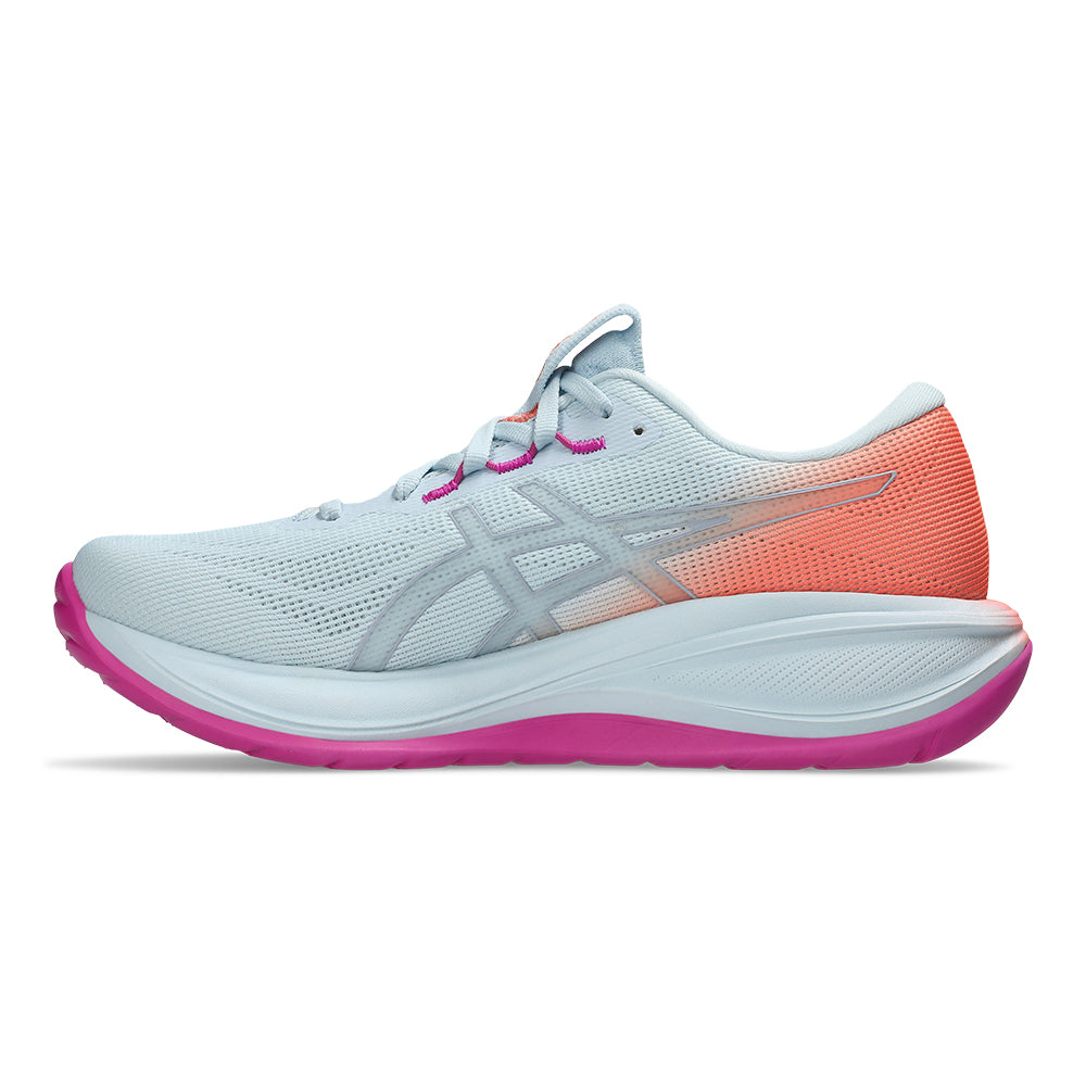 Asics Women's Gel-Cumulus 28 Sunny Sizzle - BlackToe Running#colour_sky-sun-coral