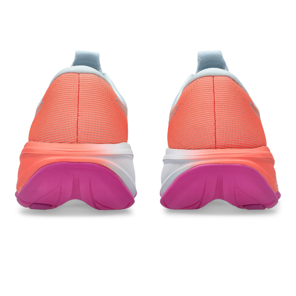 Asics Women's Gel-Cumulus 28 Sunny Sizzle - BlackToe Running#colour_sky-sun-coral