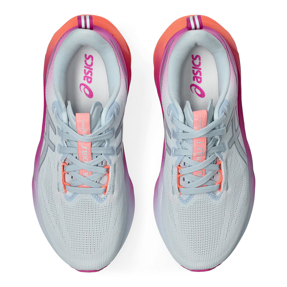 Asics Women's Novablast 5 Sunny Sizzle - BlackToe Running#colour_sky-digital-sakura