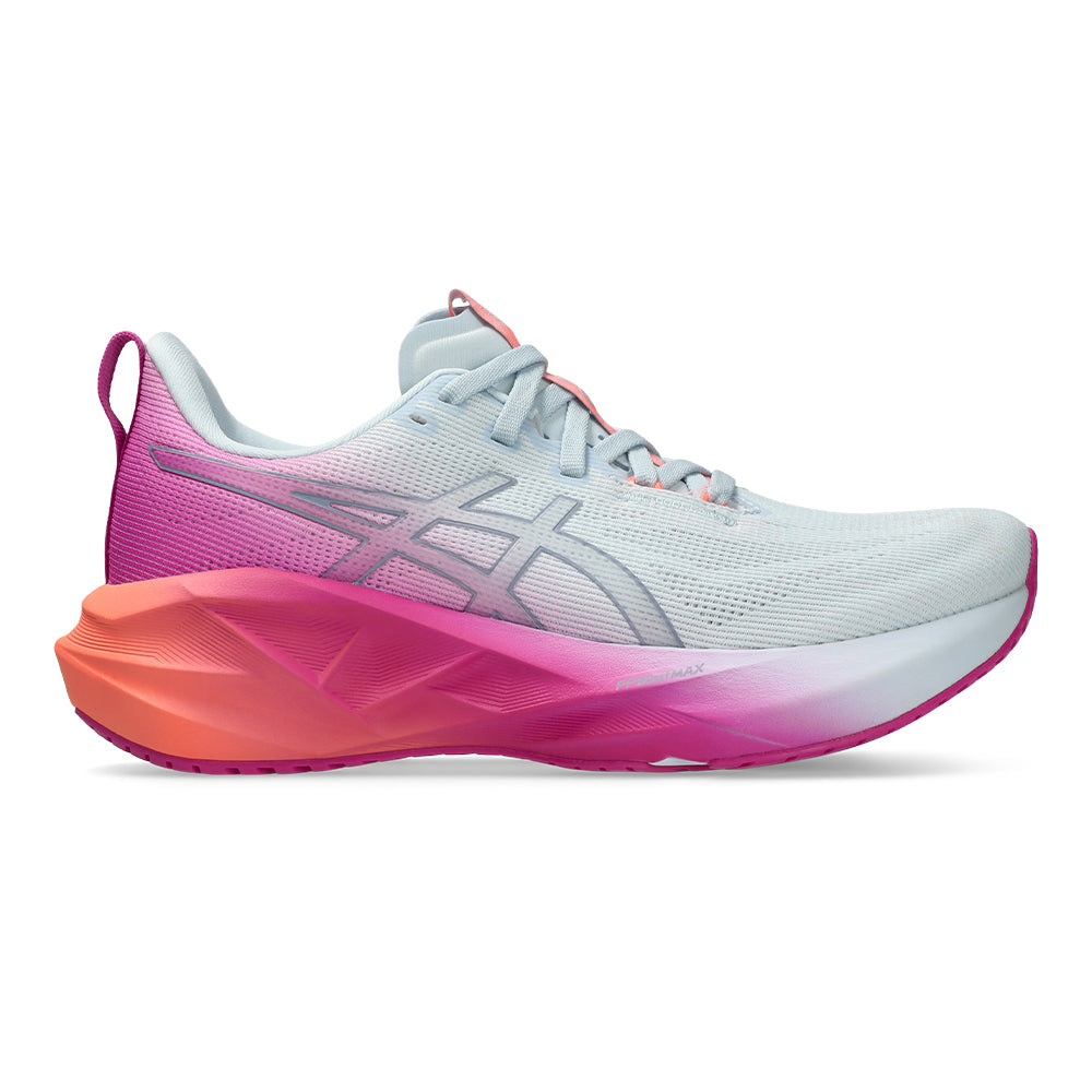 Asics Women's Novablast 5 Sunny Sizzle - BlackToe Running#colour_sky-digital-sakura