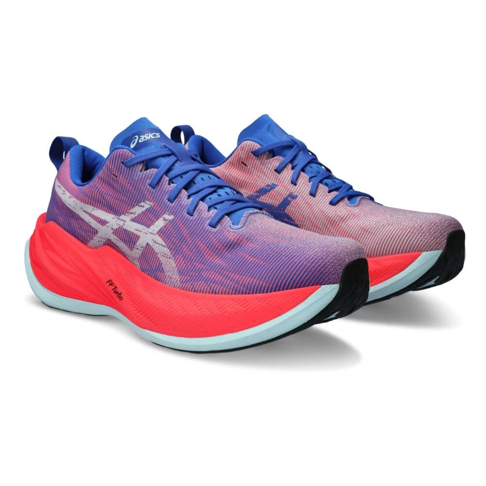 Asics Superblast Shoes - BlackToe Running#colour_diva-pink-aquamarine