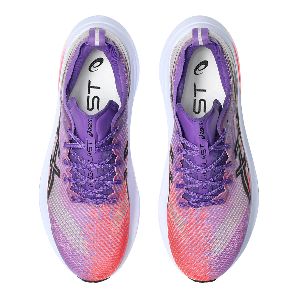Asics Megablast - BlackToe Running#colour_edo-purple-black