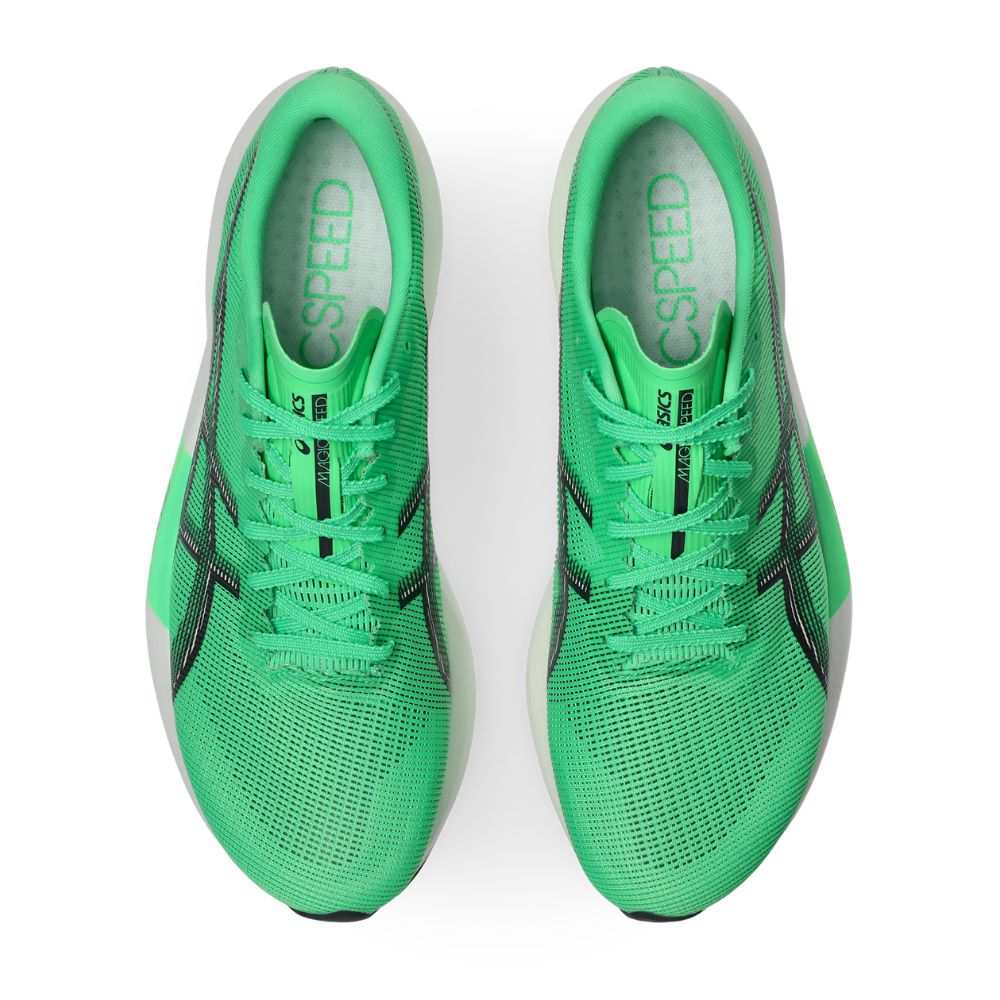 Asics Magic Speed 5 - Ekiden - BlackToe Running#colour_vital-green-carrier-grey