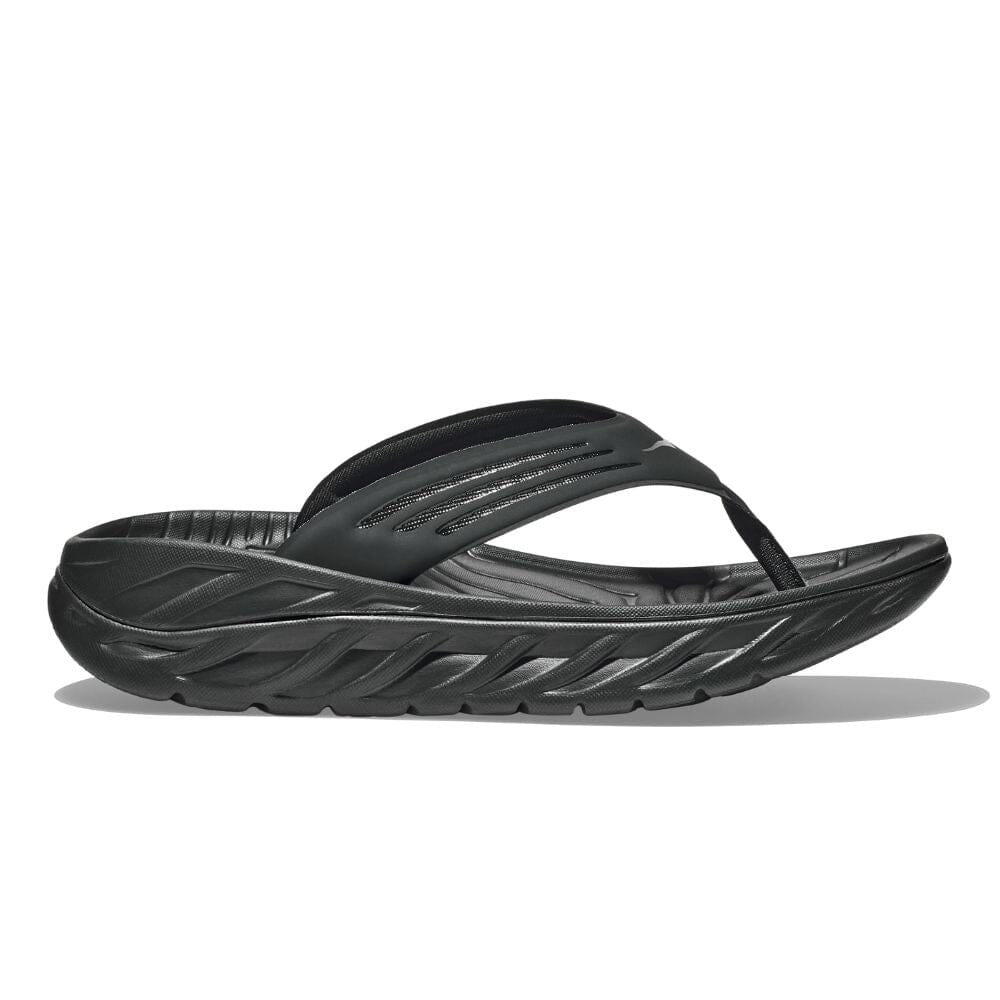 Hoka Men's Ora Recovery Flip - BlackToe Running