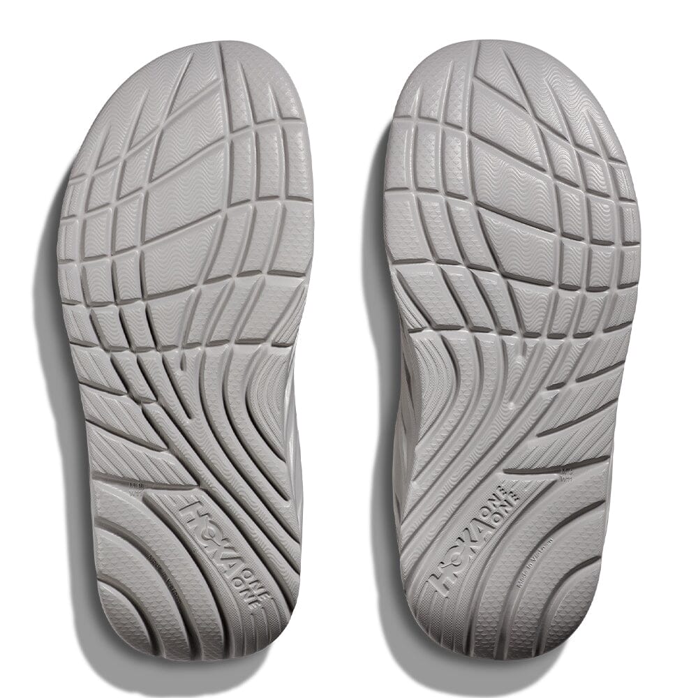 Hoka Men's Ora Recovery Flip - BlackToe Running#colour_stellar-grey-oceanic