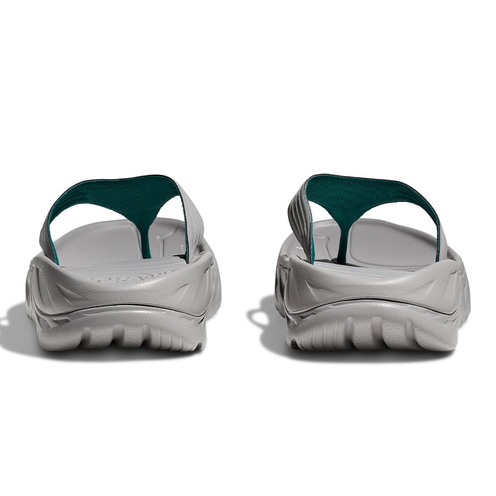 Hoka Men's Ora Recovery Flip - BlackToe Running#colour_stellar-grey-oceanic
