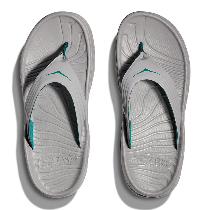 HOKA ONE ONE／ORA RECOVERY FLIP グレー 8 Hoka Ora Recovery Flip (Men's) - Peter Glenn Ski and Sports