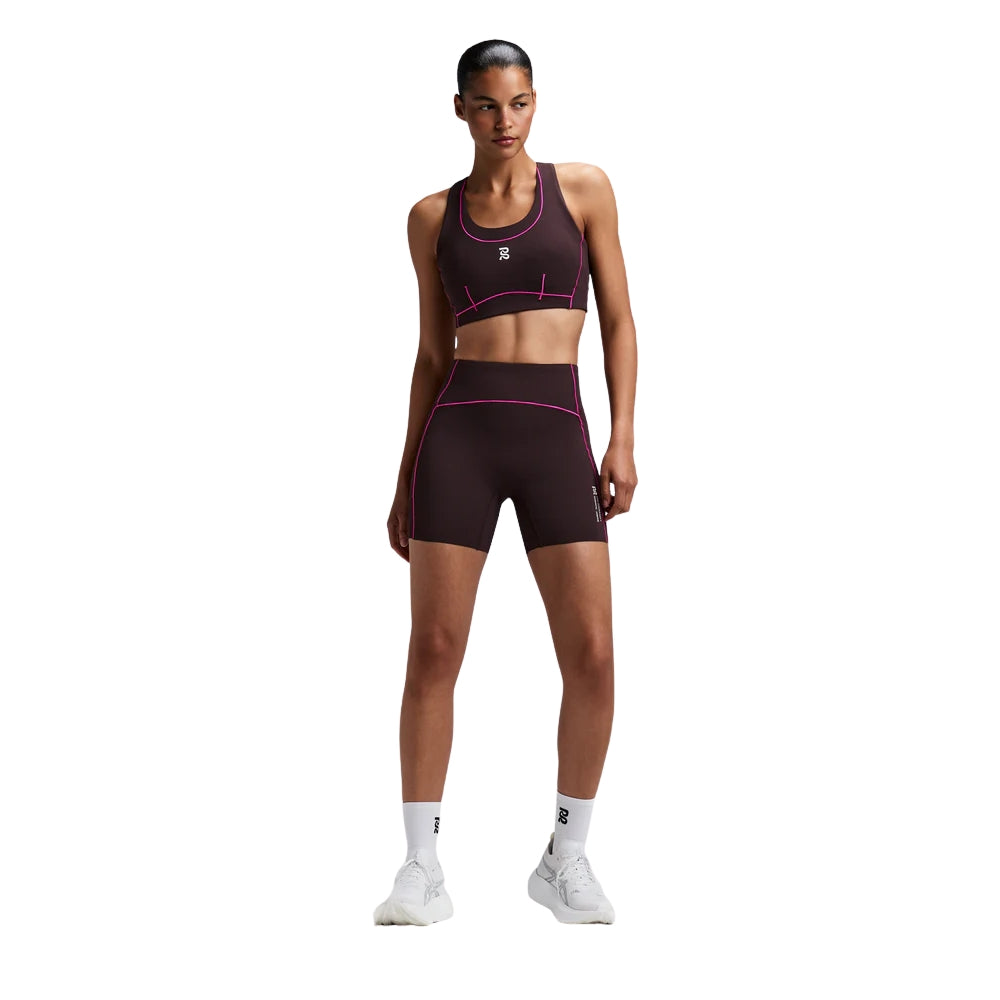 Bandit Running Women's Vanisher™ Pop Stitch™ Arco Run Bra - BlackToe Running#colour_espresso