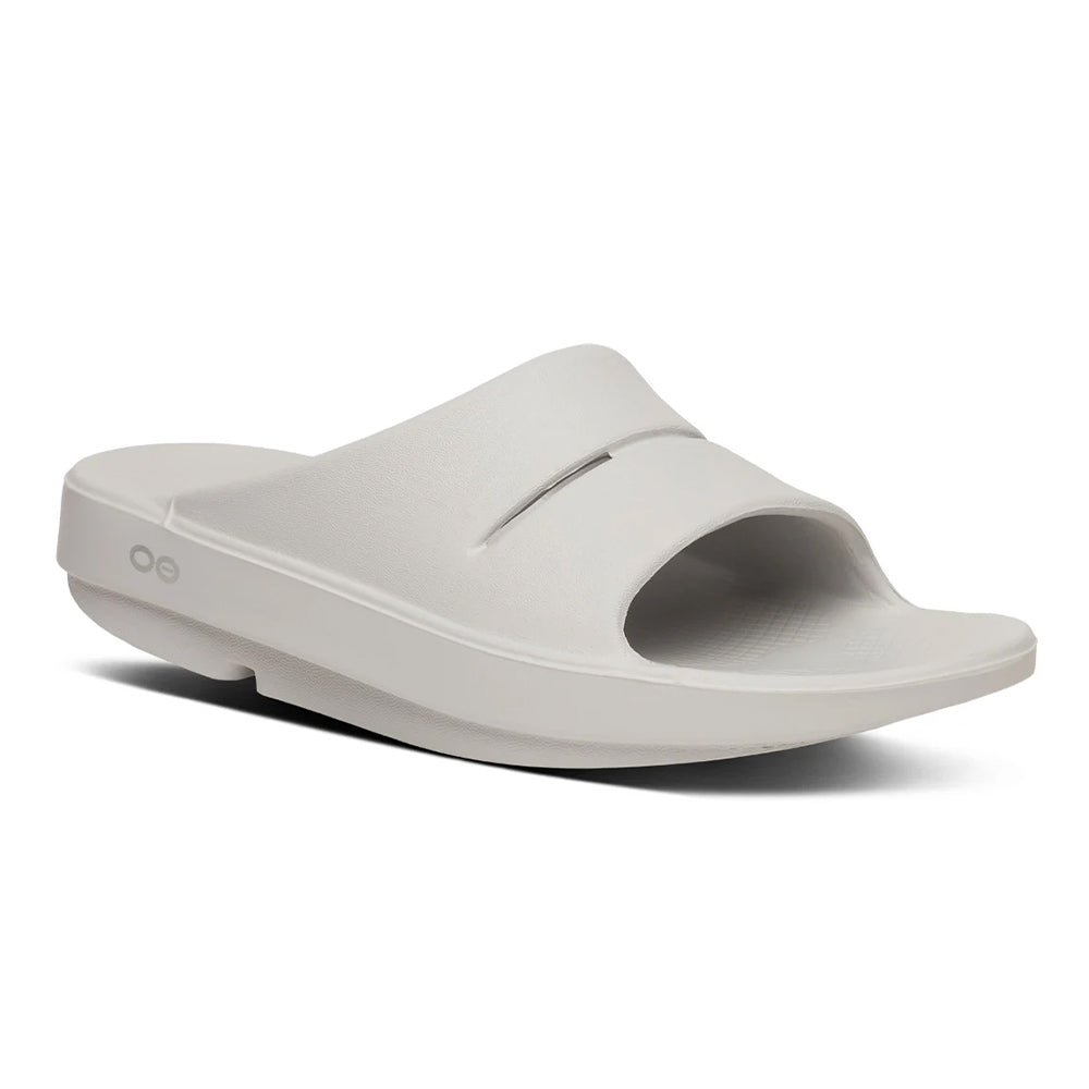 Oofos Ooahh Slide Sandal - BlackToe Running