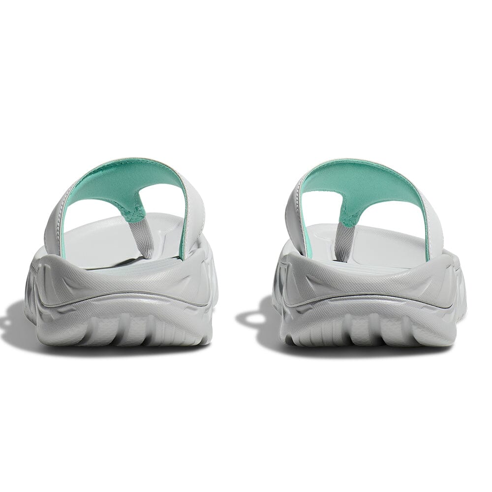 Hoka Women's Ora Recovery Flip - BlackToe Running#colour_cosmic-grey-seafoam