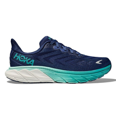 Hoka One One Women's Arahi 6 - BlackToe Running#colour_bellwether-blue-ocean-mist