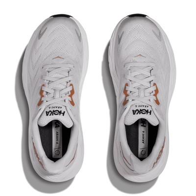 Hoka One One Women's Arahi 6 - BlackToe Running#colour_nimbus-cloud-rose-gold