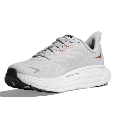 Hoka One One Women's Arahi 6 - BlackToe Running#colour_nimbus-cloud-rose-gold