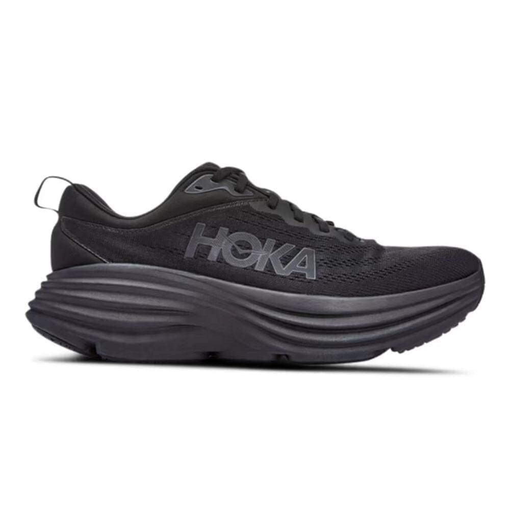 Hoka One One Men's Bondi 8 - BlackToe Running#colour_black-black