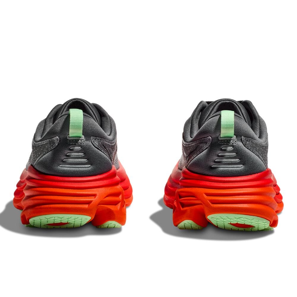 Hoka One One Men's Bondi 8 - BlackToe Running#colour_castlerock-flame