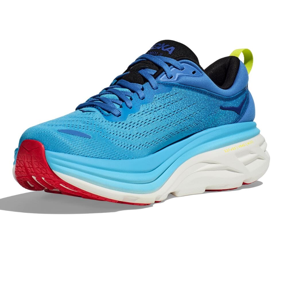 Hoka One One Men's Bondi 8 - BlackToe Running#colour_virtual-blue-swim-day