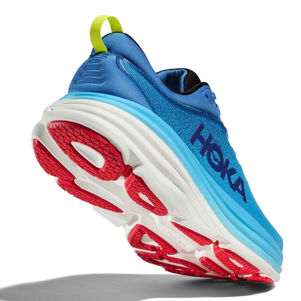 Hoka One One Men's Bondi 8 - BlackToe Running#colour_virtual-blue-swim-day
