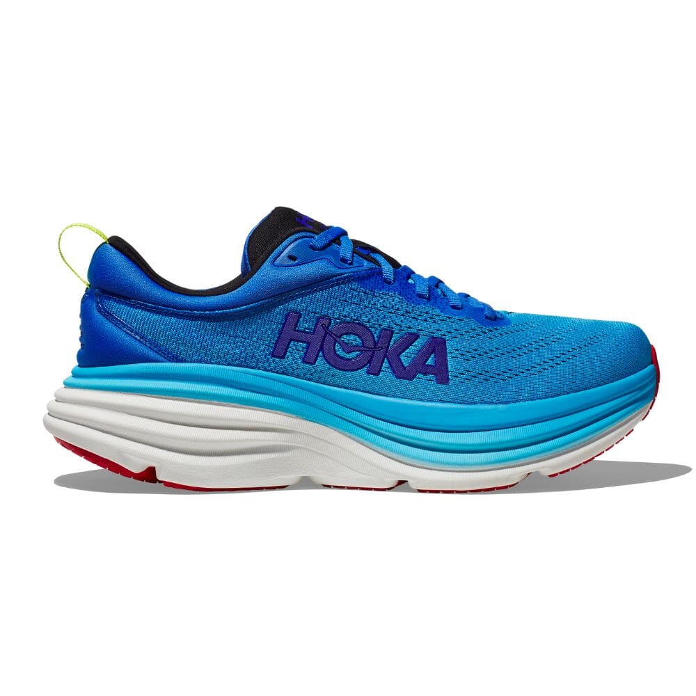 Hoka One One Men's Bondi 8 - BlackToe Running#colour_virtual-blue-swim-day