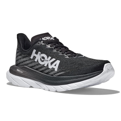 Hoka Women's Mach 5 - Black & Castlerock Women's Shoes - BlackToe Running#colour_black-castlerock