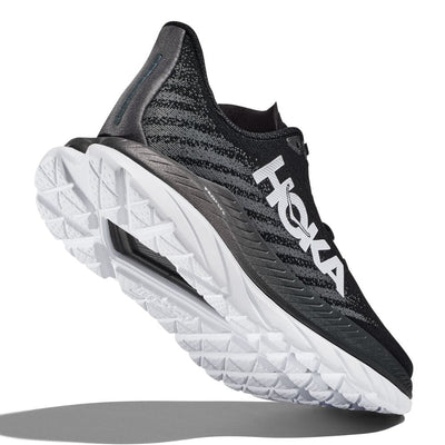 Hoka Women's Mach 5 - Black & Castlerock Women's Shoes - BlackToe Running#colour_black-castlerock