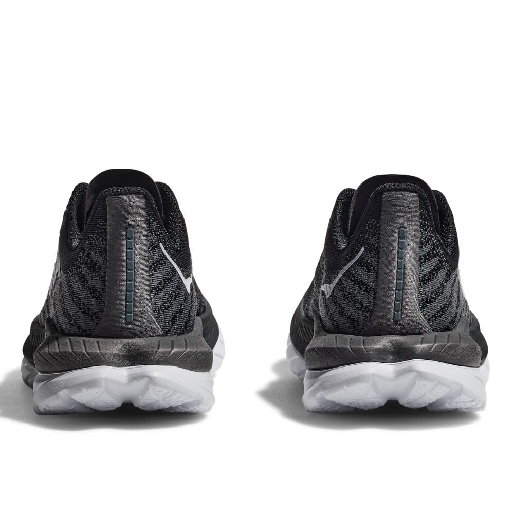 Hoka Women's Mach 5 - Black & Castlerock Women's Shoes - BlackToe Running#colour_black-castlerock