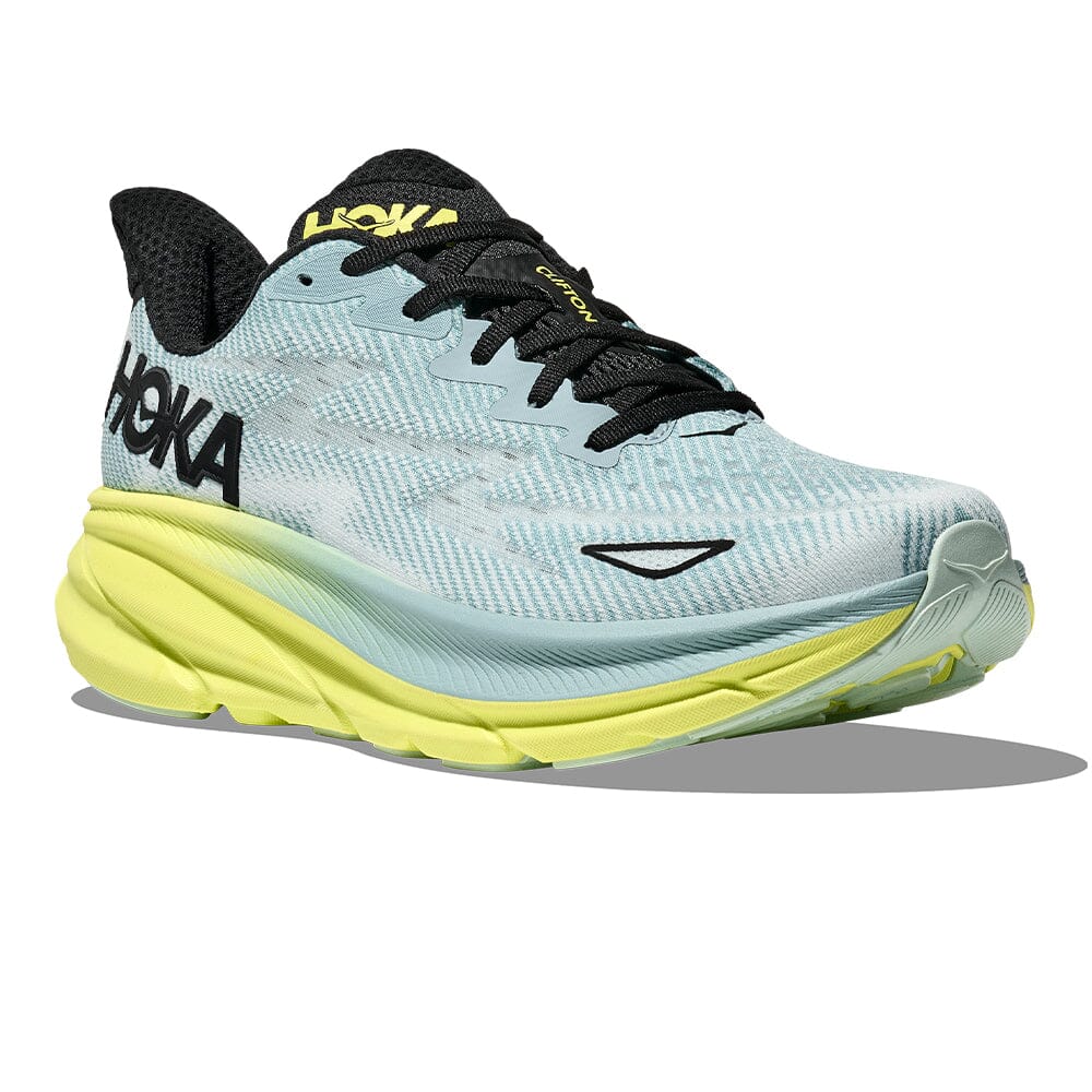 Hoka Men's Clifton 9 - BlackToe Running#colour_druzy-droplet