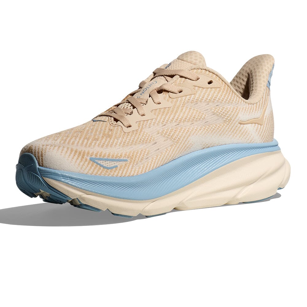 Hoka Men's Clifton 9 - BlackToe Running#colour_oak-alabaster